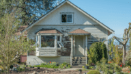 A house for sale in poor condition.